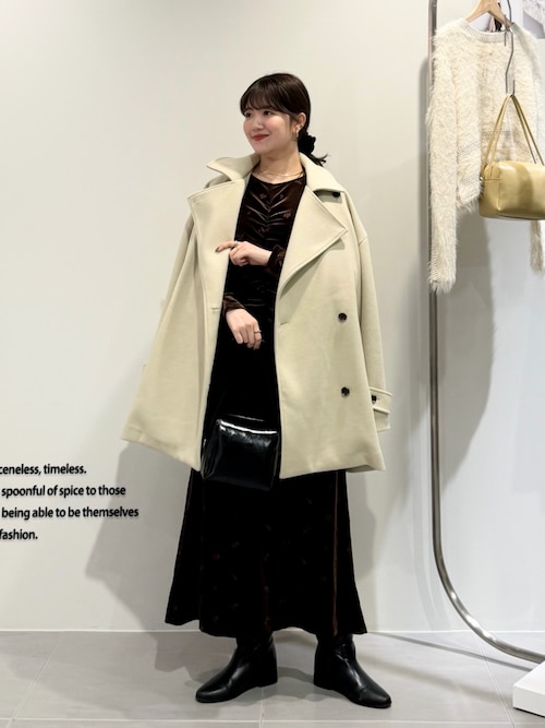 ベロアシャーリングドレス（ワンピース）｜KBF（ケイビーエフ）の