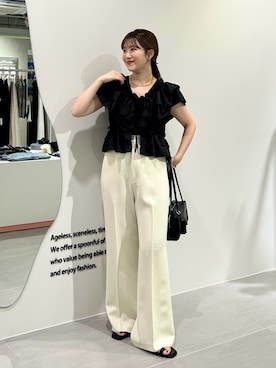 「アイテム（バッグ）」を使った、nanakaさん（レディース・155cm・20代）の夏コーディネート