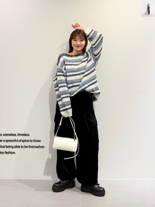 セール】マルチボーダールーズニット（ニット/セーター）｜KBF