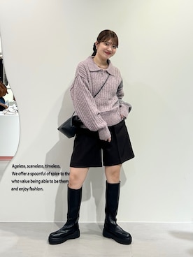 nanakaさん（レディース・155cm）の冬コーディネート