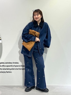 「アイテム（ブルゾン）」を使った、nanakaさん（レディース・155cm）の夏コーディネート