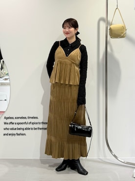 nanakaさん（レディース・155cm）の冬コーディネート