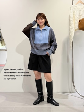 nanakaさん（レディース・155cm）の冬コーディネート