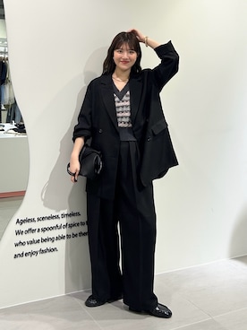 「アイテム（ベスト）」を使った、nanakaさん（レディース・155cm・20代）の夏コーディネート