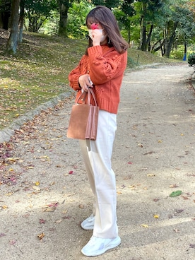 ブラウンさん（レディース・155cm）の秋コーディネート