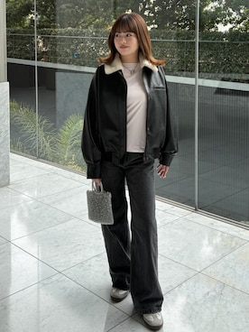 来実さん（レディース・156cm）の春コーディネート