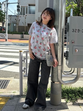 「ANTEPRIMA（アンテプリマ）のアイテム」を使った、来実さん（レディース・156cm）の春コーディネート