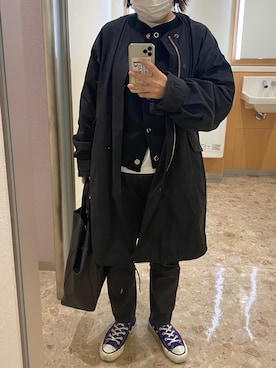 「THE SHINZONE（ザ　シンゾーン）のアイテム（モッズコート）」を使った、a22さん（レディース・154cm）の冬コーディネート