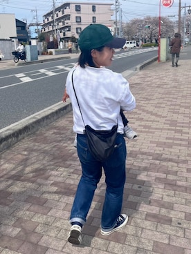 「THE SHINZONE（ザ　シンゾーン）のアイテム（帽子）」を使った、a22さん（レディース・154cm）の春コーディネート
