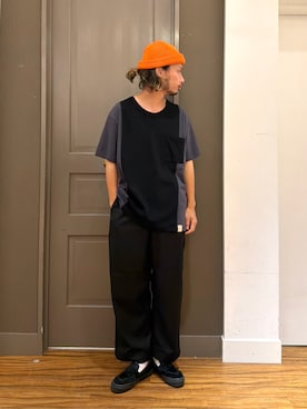 「RACAL（ラカル）のアイテム」を使った、窪田 孝之さん（メンズ・170cm）の夏コーディネート