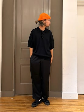 「RACAL（ラカル）のアイテム」を使った、窪田 孝之さん（メンズ・170cm）の夏コーディネート