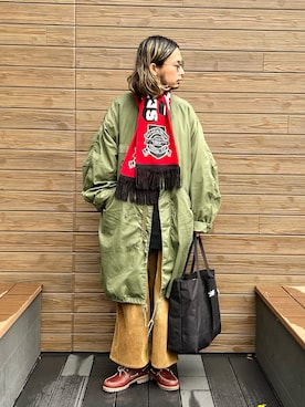 「SEDAN ALL-PURPOSE（セダンオールパーパス）のアイテム」を使った、窪田 孝之さん（メンズ・170cm）の冬コーディネート