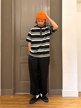 「RACAL（ラカル）のアイテム」を使った、窪田 孝之さん（メンズ・170cm）の夏コーディネート