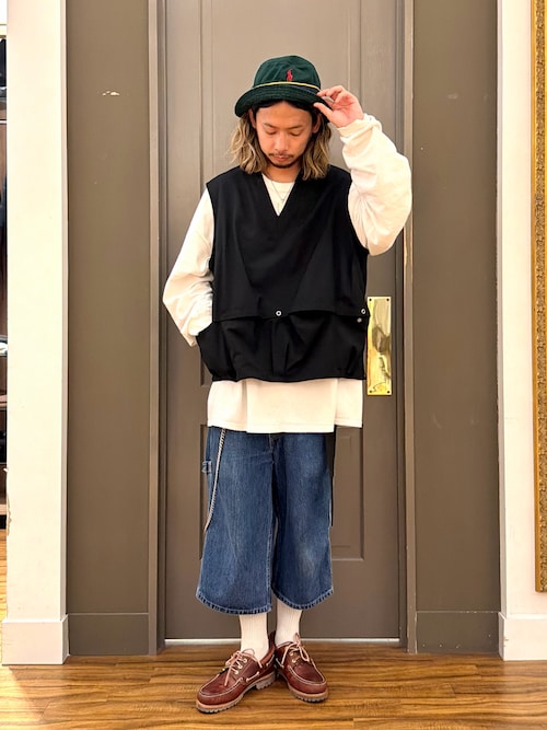 POLO RALPH LAURENのハットを使った「デニムパンツ」の人気