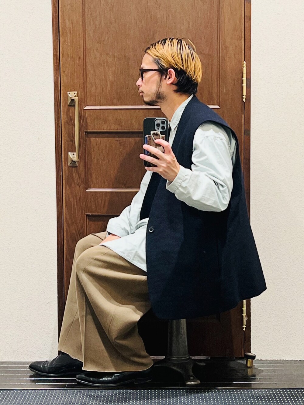 NANO universe（ナノユニバース）の「LB.01/ワンプリーツワイドミラノ