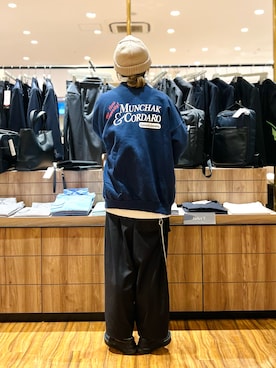 「crepuscule（クレプスキュール）のアイテム」を使った、窪田 孝之さん（メンズ・170cm）の冬コーディネート