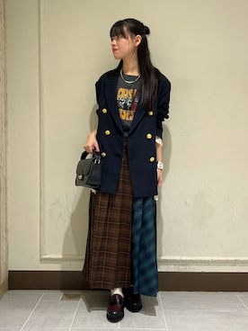 「アイテム（ジャケット/アウター）」を使った、8sora26tさん（レディース・153cm）の秋コーディネート