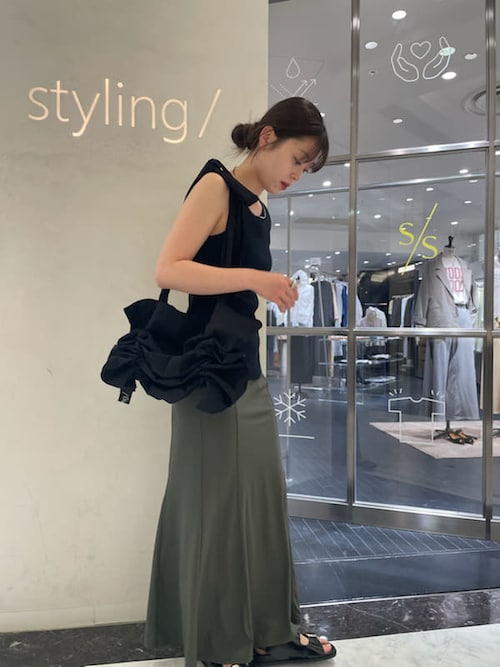 最上の品質な アシンメトリータンクトップ（タンクトップ）｜styling トップス