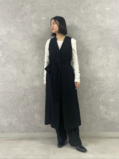 美品 PLST バックサテンストレッチ ジャケット パンツ セットアップ M 黒 美品 プラステ パンツ スーツ セットアップ ストレッチ Mサイズ