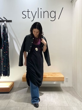 「骨格ナチュラル」｜styling/さん（レディース・158cm）の夏コーディネート