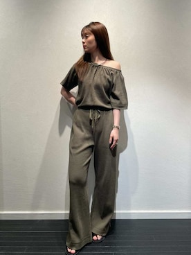 「アイテム（つなぎ/オールインワン）」を使った、styling/さん（レディース・161cm）の夏コーディネート