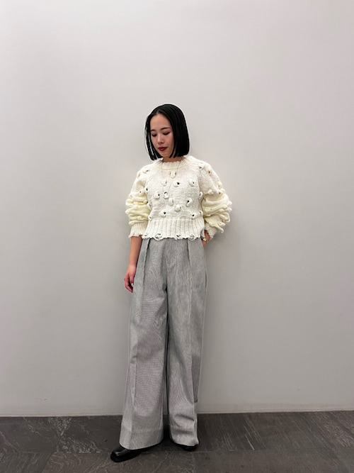 ニット セーター ポップコーン2WAYニット レディース セール】ポップコーン2WAYニット（ニット/セーター）｜styling
