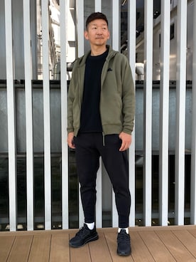 「フルジップ」｜KMさん（メンズ・180cm）の秋コーディネート