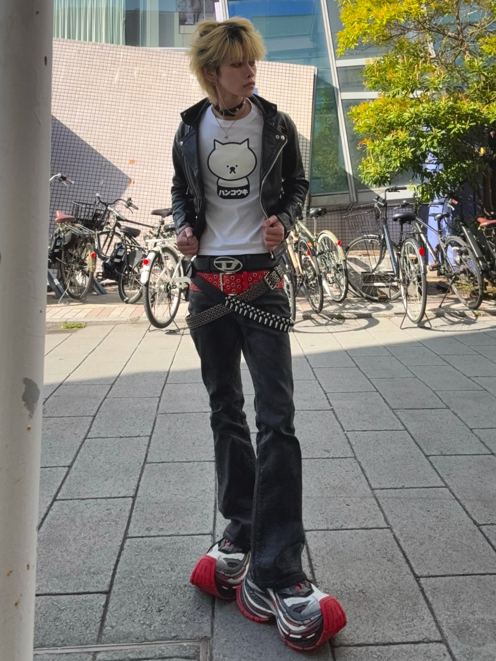 SEXY DYNAMITE LONDON モッズコート パンク ロック y2k SEXY DYNAMITE LONDONのライダースジャケットを使った人気ファッション
