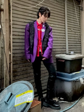 「アイテム（リング）」を使った、T@keさん（メンズ・168cm・10代）の秋コーディネート