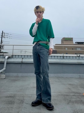 「SPINNS（スピンズ）のアイテム」を使った、T@keさん（メンズ・168cm）の春コーディネート