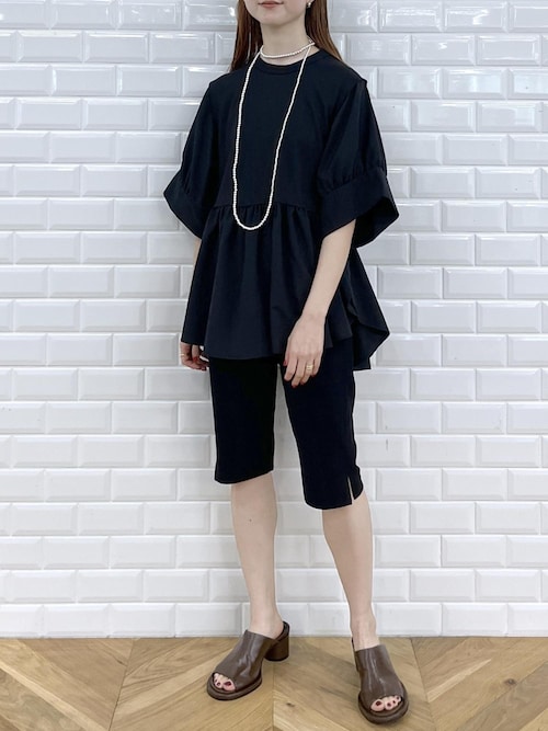 接触冷感】・【UVカット】バウンスカフスプルオーバー（Tシャツ