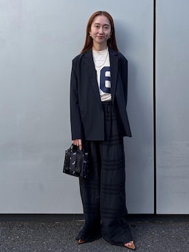 「GANNI（ガニー）のアイテム」を使った、tomoさん（レディース・157cm）の春コーディネート