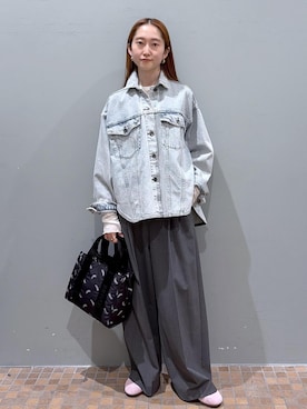 「GANNI（ガニー）のアイテム」を使った、tomoさん（レディース・157cm）の春コーディネート