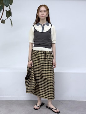 tomoさん（レディース・157cm）の夏コーディネート