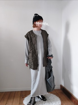 「SESTO（セスト）のアイテム（ブーツ）」を使った、accosさん（レディース・152cm）の秋コーディネート