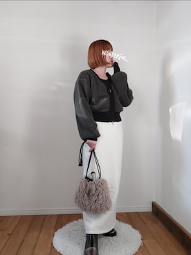 「SESTO（セスト）のアイテム（ブーツ）」を使った、accosさん（レディース・152cm）の秋コーディネート