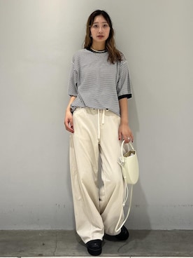 「アイテム（ローファー）」を使った、marin.さん（レディース・162cm・30代）の夏コーディネート