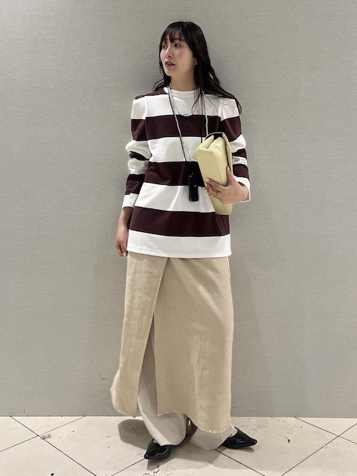 pheeny ボーダータックスリーブT カットソー　フィーニー PHEENY（フィーニー）】別注 Heavy weight border tucked sleeve（T