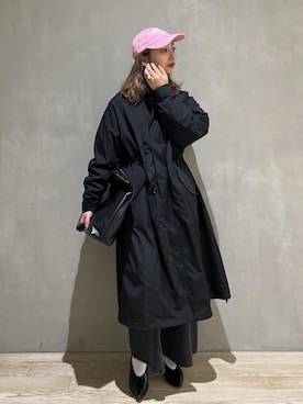 「サステナブル」｜「アイテム（トートバッグ）」を使った、marin.さん（レディース・162cm）の秋コーディネート