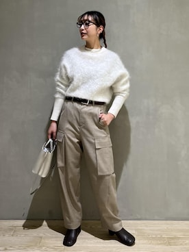 「モヘヤ」｜marin.さん（レディース・162cm）の秋コーディネート