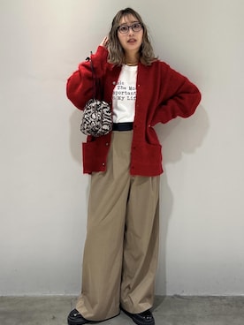 「モヘヤ」｜marin.さん（レディース・162cm）の秋コーディネート