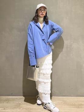 「サステナブル」｜marin.さん（レディース・162cm）の冬コーディネート