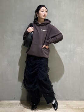 「サステナブル」｜marin.さん（レディース・162cm）の冬コーディネート