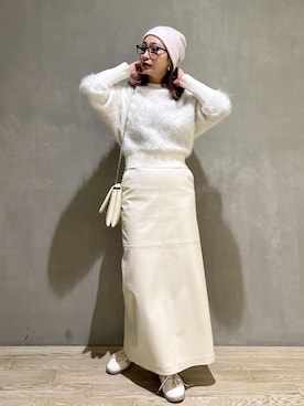 「モヘヤ」｜marin.さん（レディース・162cm）の秋コーディネート