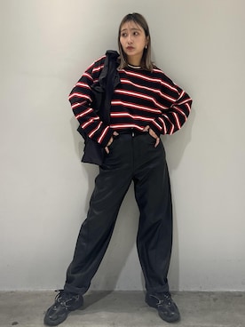 「ロンＴ」｜marin.さん（レディース・162cm）の秋コーディネート
