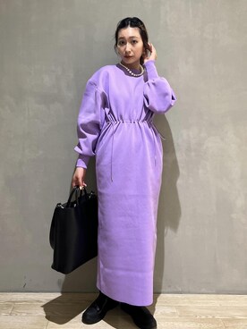 「サステナブル」｜「アイテム（トートバッグ）」を使った、marin.さん（レディース・162cm）の秋コーディネート