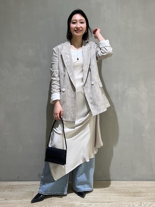 シルクネップテーラードジャケット（テーラードジャケット）｜ADAM ET