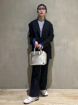 「サステナブル」｜marin.さん（レディース・162cm）の冬コーディネート