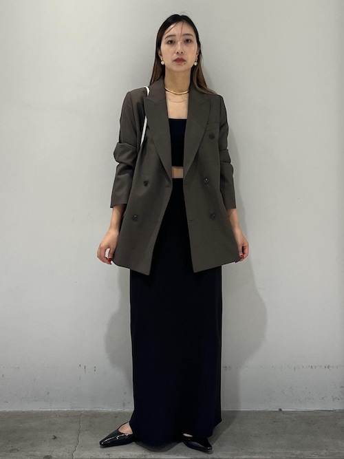 セール】【EMOELLE】バックスリットIラインロングスカート（スカート