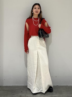 「アイテム（ボストンバッグ）」を使った、marin.さん（レディース・162cm・30代）の夏コーディネート